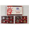 Image 1 : 2000 US SILVER PROOF SET (WITH BOX)