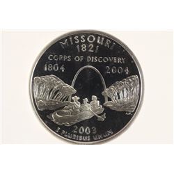 2003-S SILVER MISSOURI QUARTER NGC PF69