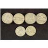 Image 1 : ROLL OF 40-1944-P 35% SILVER JEFFERSON WAR NICKELS