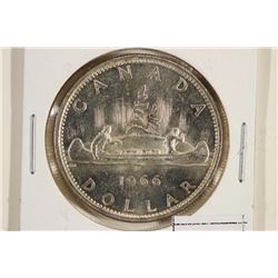 1966 CANADA SILVER DOLLAR UNC