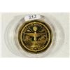 Image 2 : 1991 MARSHALL ISLANDS BRASS $10 PROOF B-29