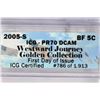 Image 3 : 2005-S BISON NICKEL ICG PR70 DCAM FIRST DAY ISSUE
