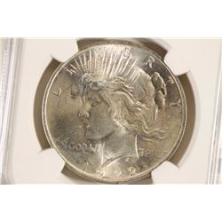 1922 PEACE SILVER DOLLAR NGC MS64