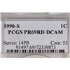 Image 3 : 1990-S LINCOLN CENT PCGS PR69RD DCAM