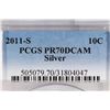 Image 3 : 2011-S SILVER ROOSEVELT DIME PCGS PR70 DCAM
