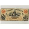 Image 1 : 1860 BANK OF LEXINGTON $5 OBSOLETE BANK NOTE