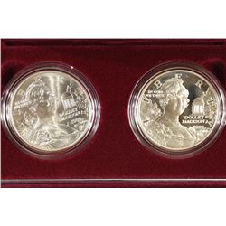 1999-P DOLLEY MADISON 2 COIN PROOF & UNC DOLLAR