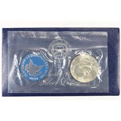 1974  IKE SILVER DOLLAR UNCIRCULATED (BLUE PACK)