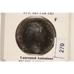 138-161 A.D. ANTONINUS PIUS ANCIENT COIN (FINE)