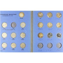 PARTIAL ALBUM OF CANADIAN QUARTERS 1953-TO DATE