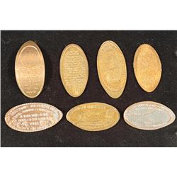 7 ASSORTED ELONGATED CENTS
