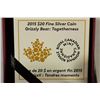 Image 3 : 2015 CANADA $20 FINE SILVER COIN PROOF GRIZZLY