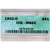 Image 3 : 1902-O MORGAN SILVER DOLLAR ICG MS64