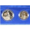 Image 1 : 1986-S STATUE OF LIBERTY 2 COIN PROOF SET