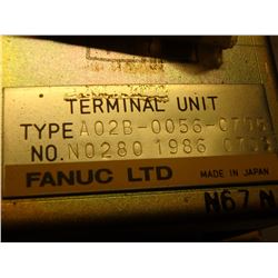 FANUC Terminal Unit A02B-0056-C796 / Input Unit A14B-0070-B104-01