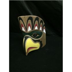 2016 SIGNED NATIVE ART MASK BY HUBERT BILLY