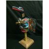 Image 1 : SIGNED HAND CARVED NATIVE ART MASK RAVEN RATTLE BY JIMMY JOSEPH