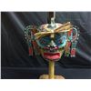 Image 2 : SIGNED HAND CARVED NATIVE ART MASK RAVEN RATTLE BY JIMMY JOSEPH
