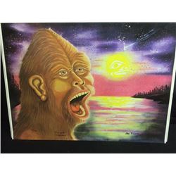 SIGNED & NUMBERED NATIVE ART PRINT BY STAN GREENE 11/100
