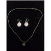 Image 1 : STERLING SILVER NECKLACE W/ EARRINGS