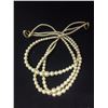 Image 1 : STERLING SILVER PIN W/ PEARL NECKLACE