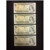 Image 1 : 1973 UNCIRCULATED ONE DOLLAR CANADIAN BANK NOTES