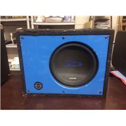 BASSWORX SUBWOOFER W/ ALPINE SPEAKER