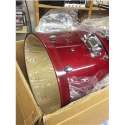 AUTOGRAPHED 22" BASIX KICK DRUM BY GABRIEL MANTLE OF "GOB"