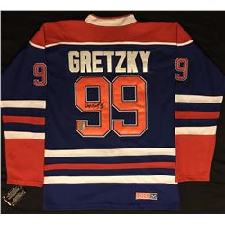 MINT CONDITION NEW AUTOGRAPHED WAYNE GRETZKY JERSEY WITH COA
