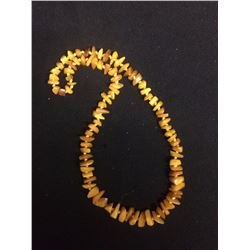 RAW AMBER NECKLACE