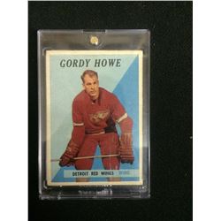 1957-58 TOPPS GORDIE HOWE HOCKEY TRADING CARD