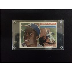 1955 TOPPS HANK AARON BASEBALL TRADING CARD