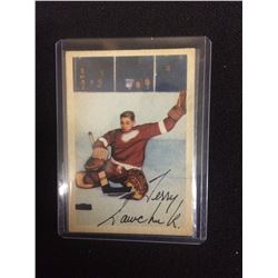1952-53 PARKHURST TERRY SAWCHUK HOCKEY TRADING CARD