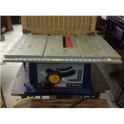 RYOBI 10" TABLE SAW