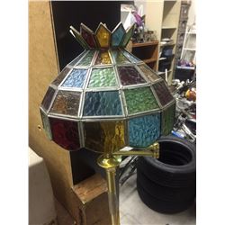 STAINED GLASS STANDING LAMP