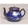 Image 1 : Flo-Blue 19th C. Teapot by Arthur Wood 