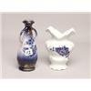 Image 1 : Two Flo Blue Vases Both Antique