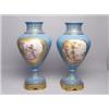 Image 1 : Pair Antique Sevres Porcelain Urns