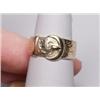 Image 1 : 9K Hallmarked Buckle Ring