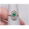 Image 1 : 9K Emerald Deco Ring