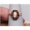 Image 1 : Garnet & Cameo Ring