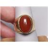 Image 1 : 18K Carnelian Mans Ring 