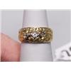 Image 1 : 10K Nugget & Diamond Ring