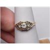 Image 1 : 14K Edwardian Design Ring  .25 Carats