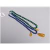 Image 1 : 2 Necklaces Lapis, Malachite, Amber