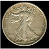 Image 3 : 1918 WALKING LIBERTY SILVER 50 CENTS  NNC AU-55