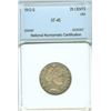 Image 1 : 1912-S BARBER SILVER 25 CENTS  NNC XF-45