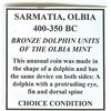 Image 3 : SARMATIA, OLBIA 400-350 BC. DOLPHIN UNIT OF THE OLBIA MINT