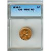 Image 1 : 1938-D LINCOLN WHEAT CENT ICG MS-67 RED SCARCE THIS NICE!