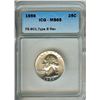 Image 1 : 1959 WASHINGTON SILVER 25 CENTS TYPE B REV FS#901 ICG MS-65